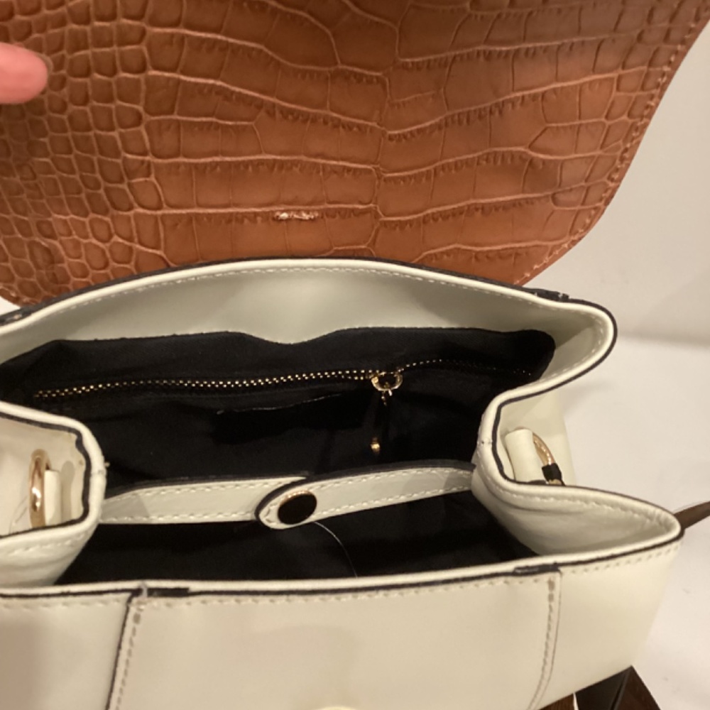 REDUCED NWT HOUSE OF HARLOW 1960 SHOULDER HAND BAG BACKPACK LEATHER ITALY - Picture 12 of 15